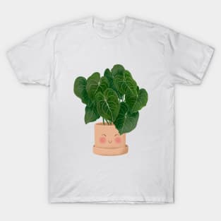 Cute Plant Illustration,  Anthurium Magnificum 4 T-Shirt